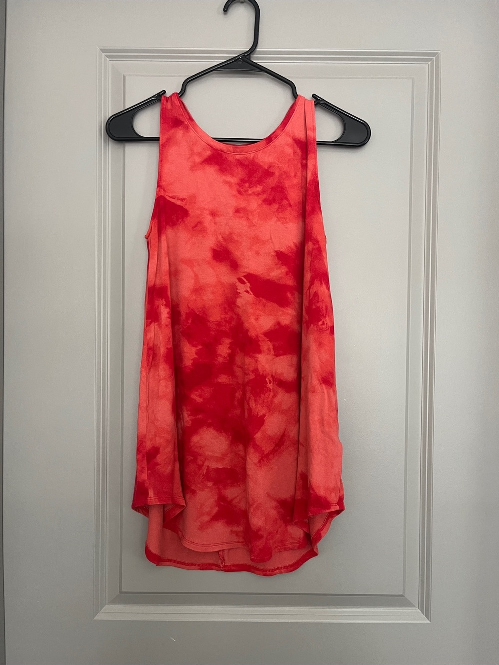 Old Navy Luxe Red Tie Dye Tank Top - XS Tall